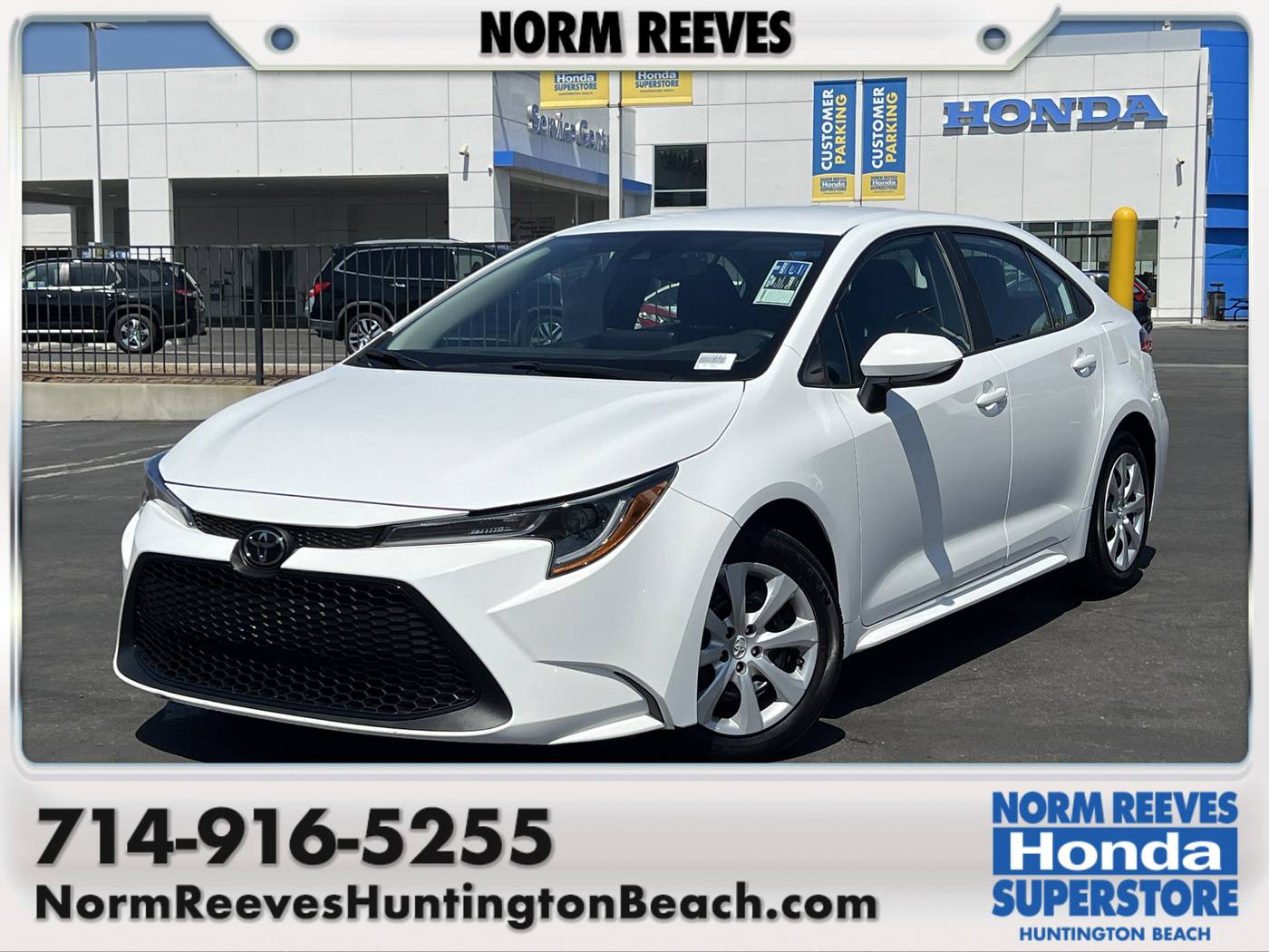 2022 Toyota Corolla LE — Sedan — 54,775 mi — Huntington Beach, CA
