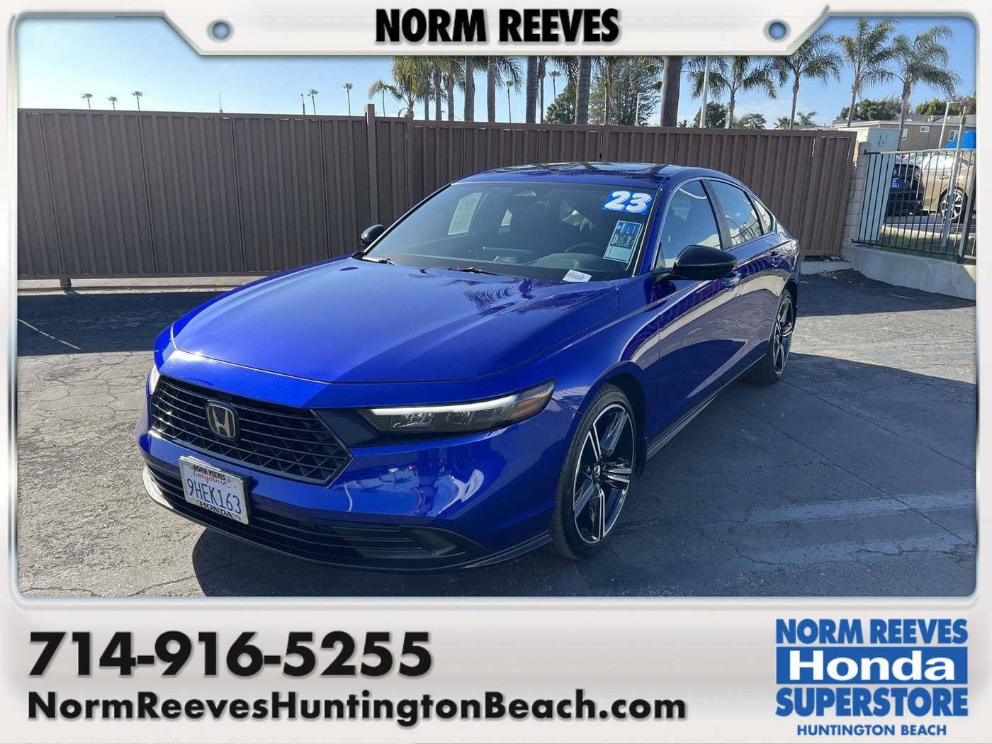 2023 Honda Accord Hybrid Sport — Sedan — 9,490 mi — Huntington Beach, CA
