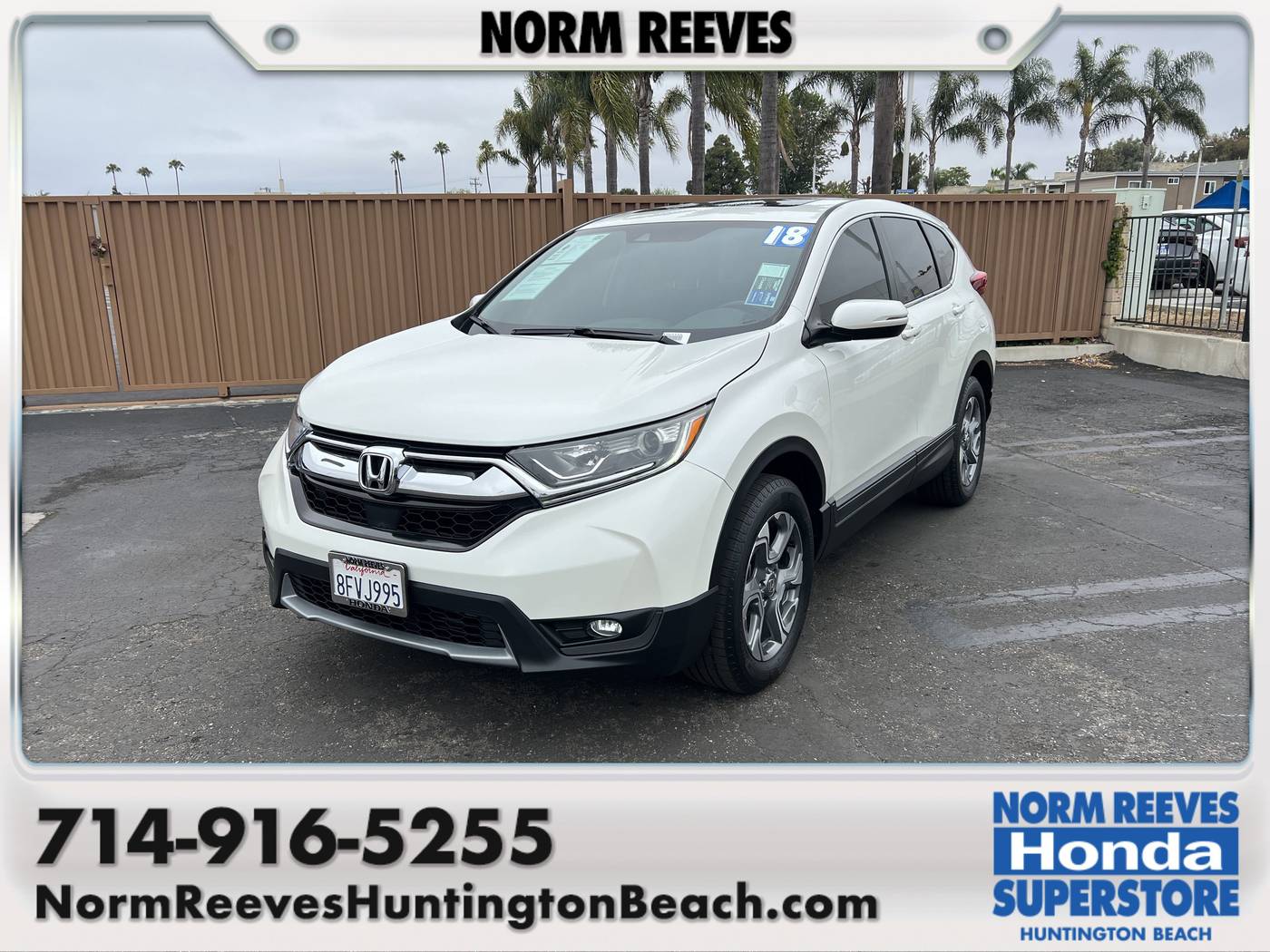 2018 Honda CR-V EX-L — SUV — 69,854 mi — Huntington Beach, CA