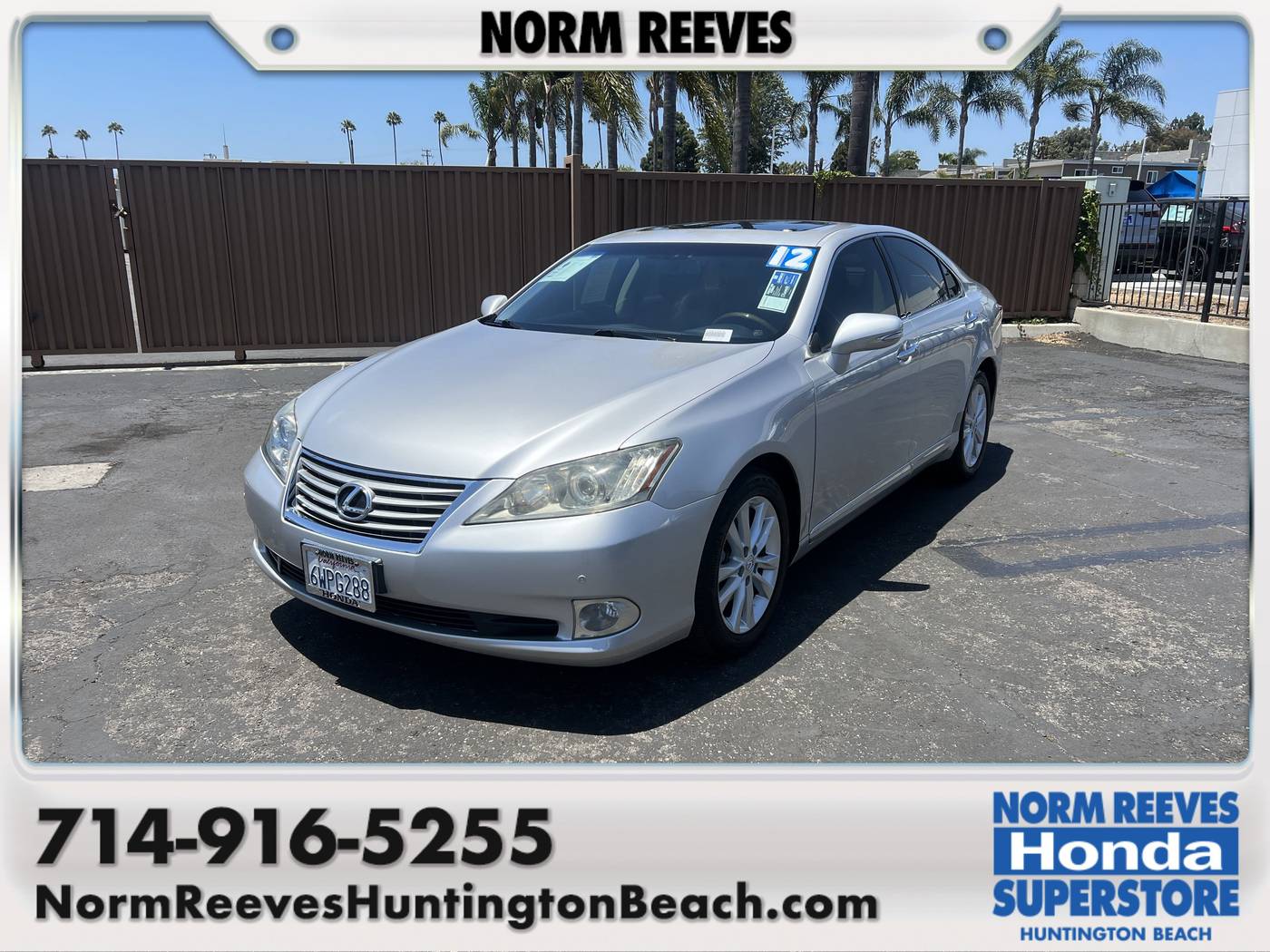 2012 Lexus ES ES 350 — Sedan — 54,138 mi — Huntington Beach, CA