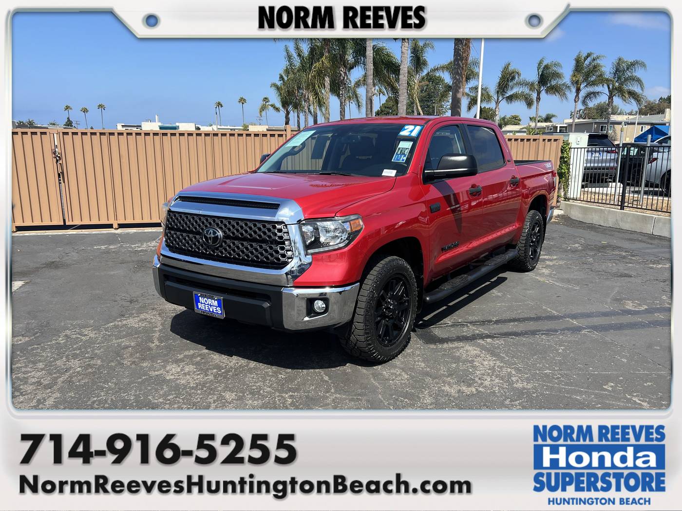 2021 Toyota Tundra SR5 — Pickup Truck — 39,361 mi — Huntington Beach, CA