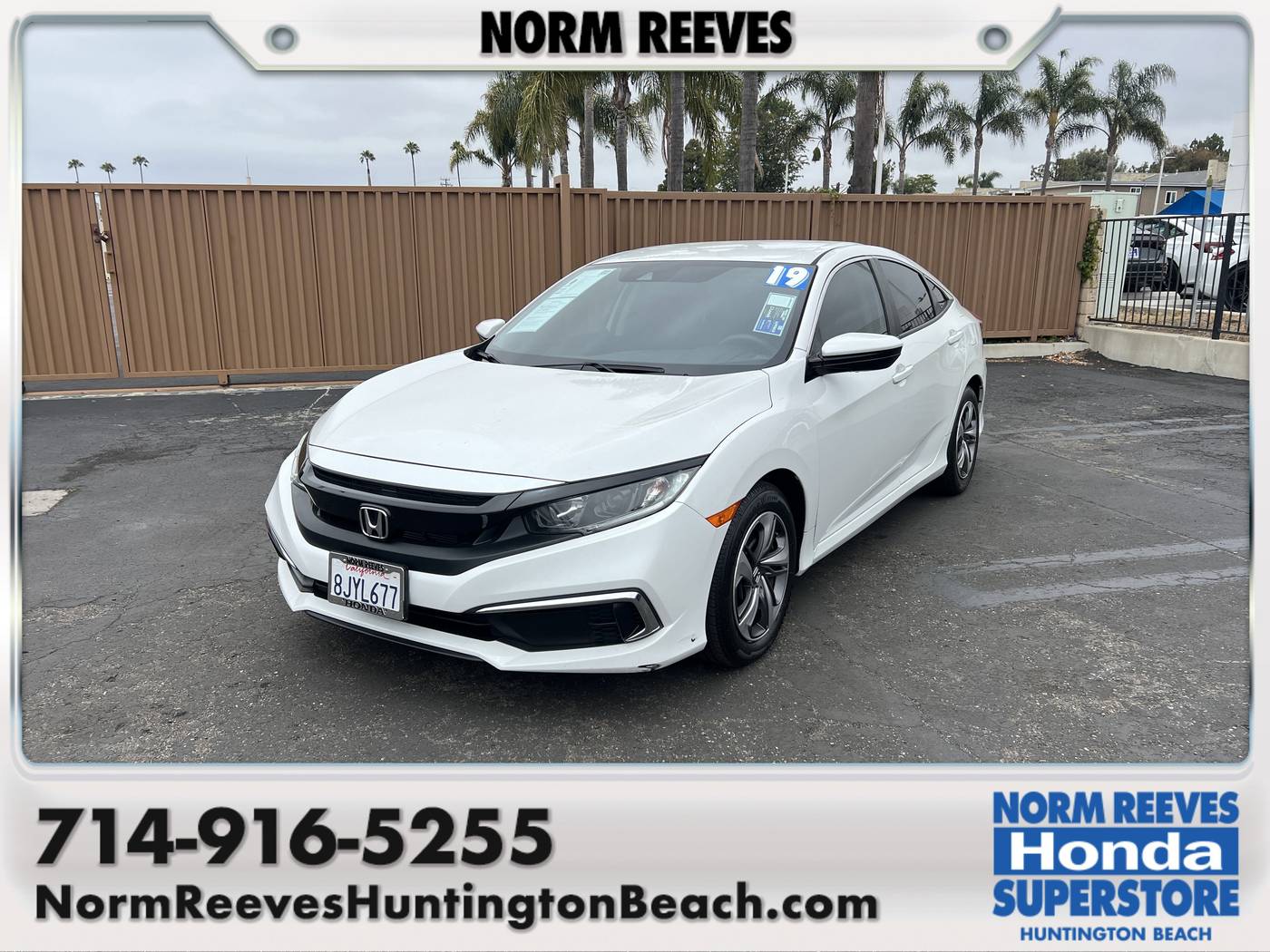 2019 Honda Civic LX — Sedan — 89,773 mi — Huntington Beach, CA