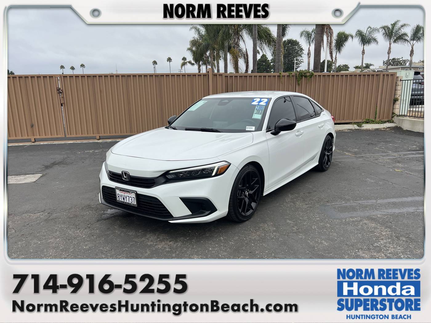 2022 Honda Civic Sport — Sedan — 90,203 mi — Huntington Beach, CA