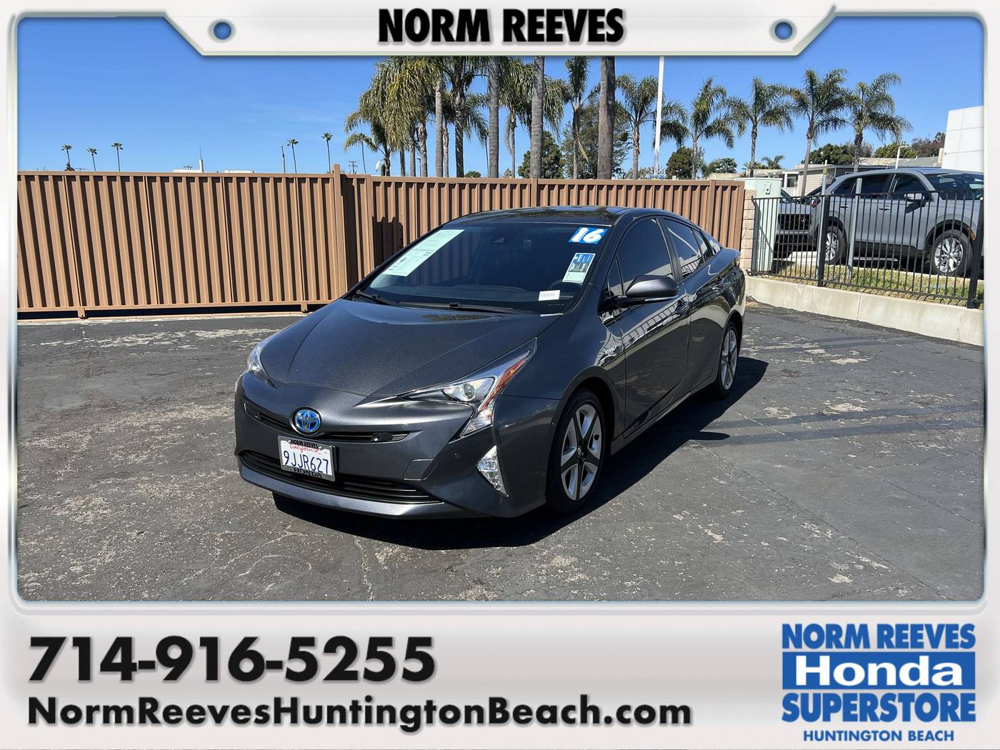 2016 Toyota Prius Four Touring — Hatchback — 62,828 mi — Huntington Beach, CA