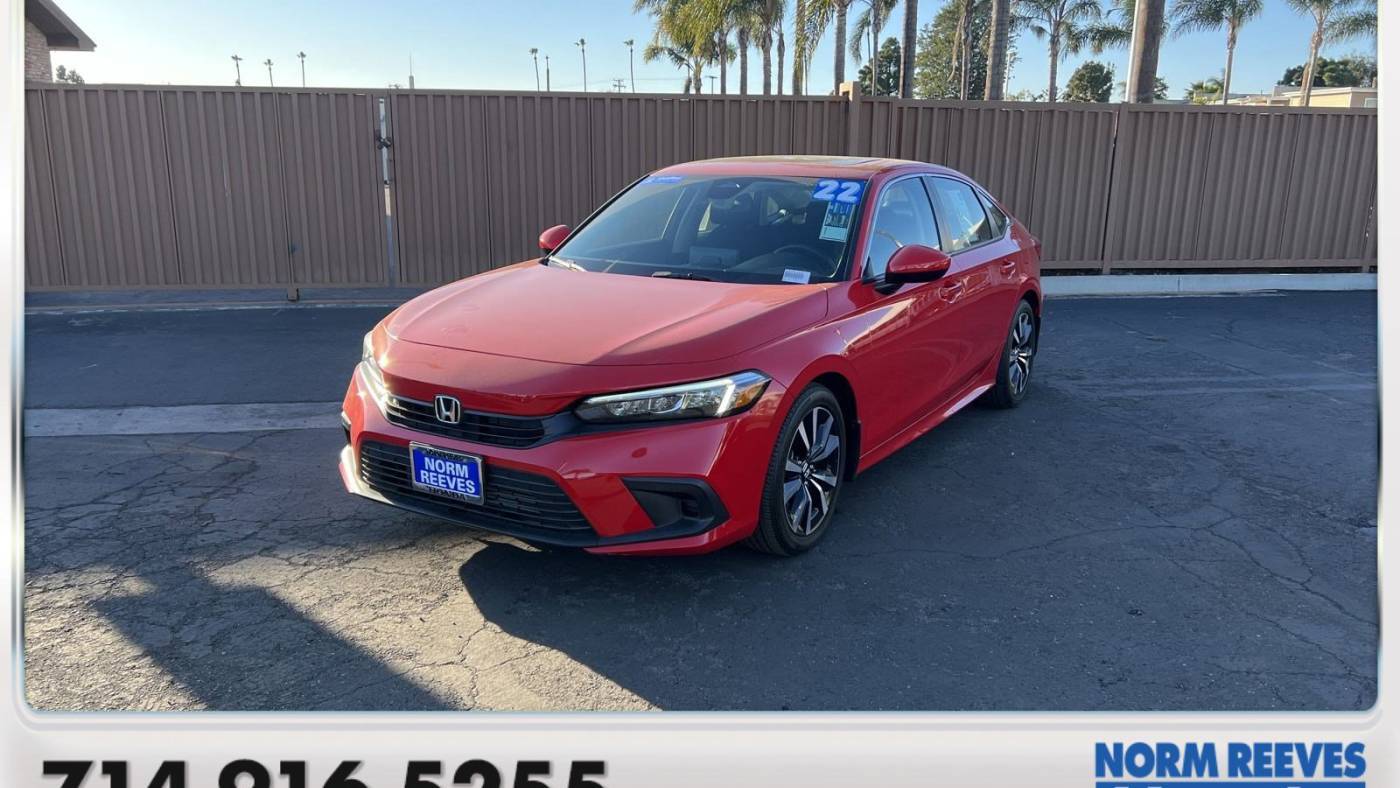 2022 Honda Civic EX — Sedan — 11,330 mi — Huntington Beach, CA