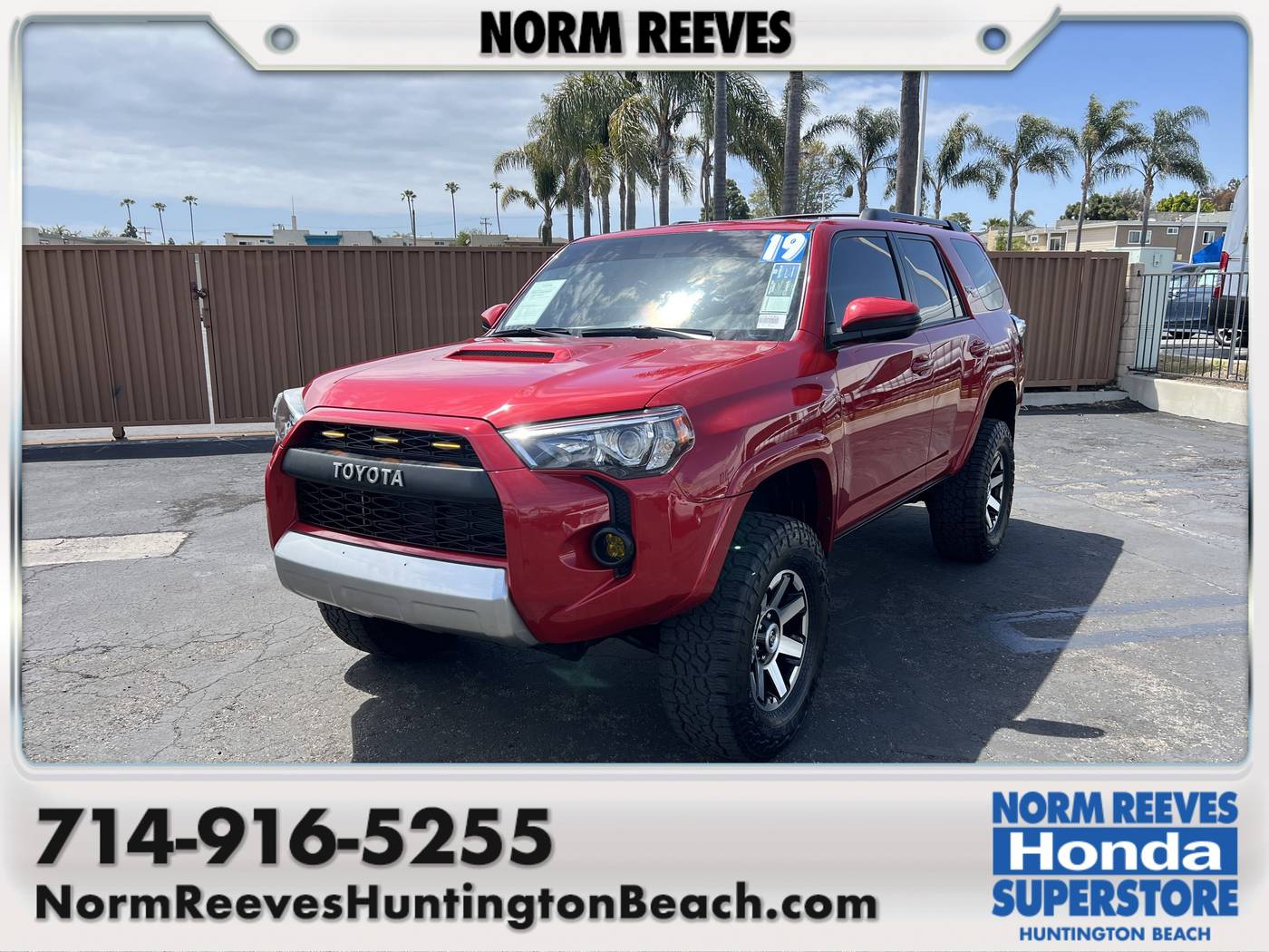 2019 Toyota 4Runner TRD Off Road Premium — SUV — 28,356 mi — Huntington Beach, CA