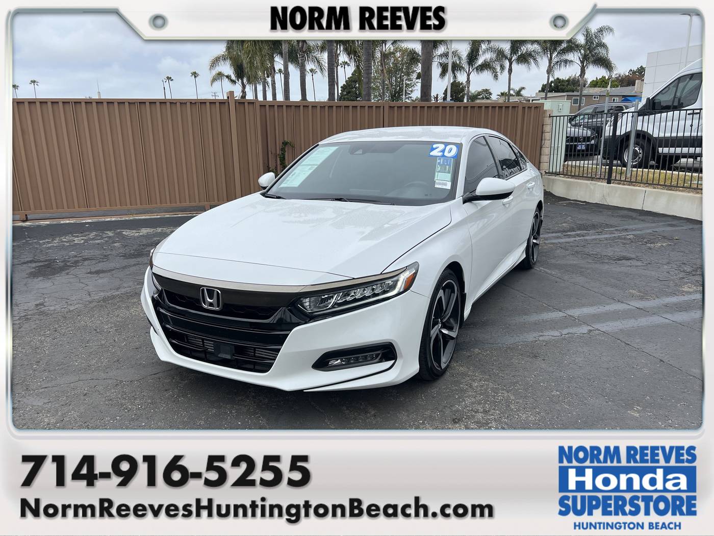 2020 Honda Accord Sport — Sedan — 51,716 mi — Huntington Beach, CA