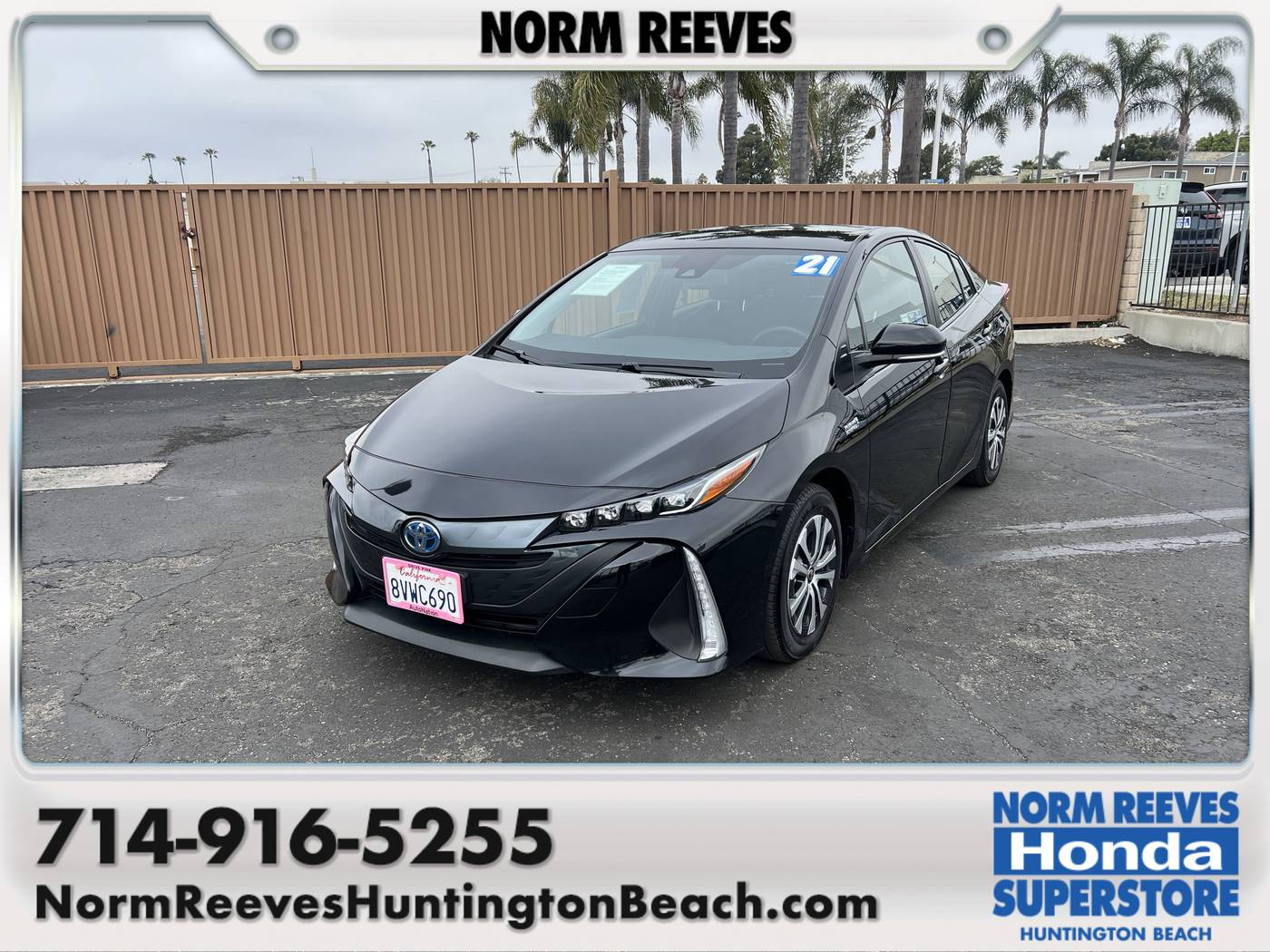 2021 Toyota Prius Prime LE — Hatchback — 83,615 mi — Huntington Beach, CA