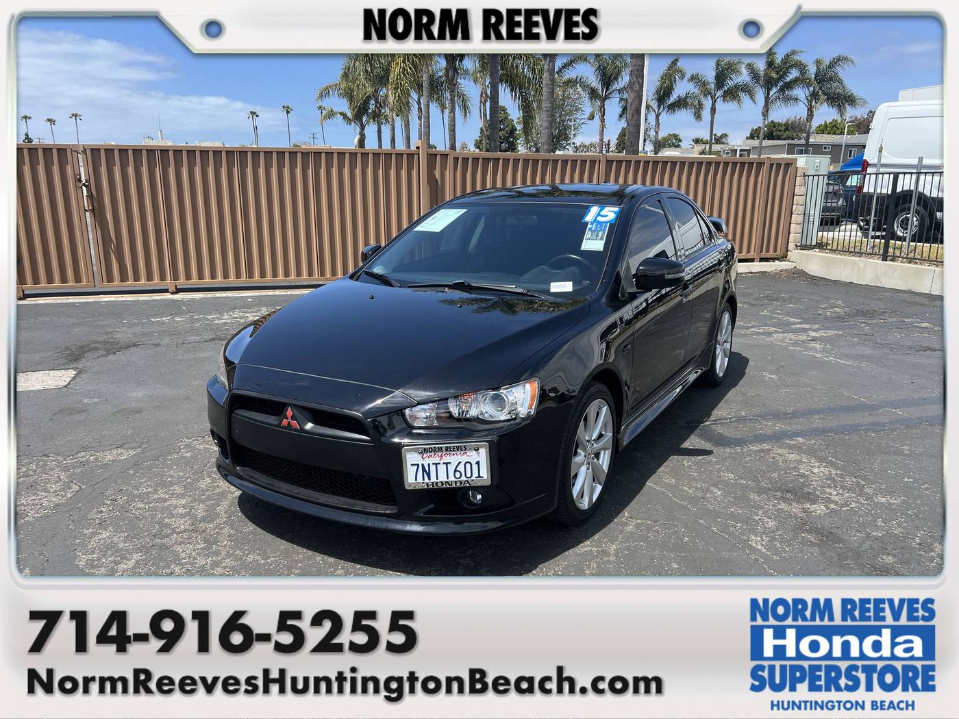 2015 Mitsubishi Lancer GT — Sedan — 77,458 mi — Huntington Beach, CA