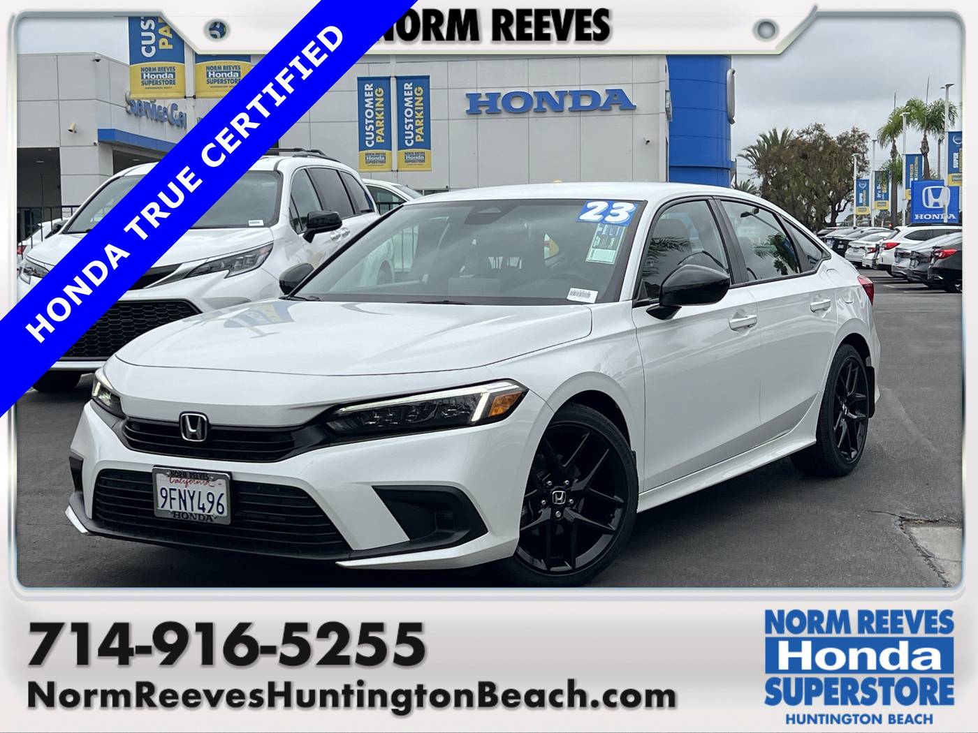 2023 Honda Civic Sport — Sedan — 44,299 mi — Huntington Beach, CA