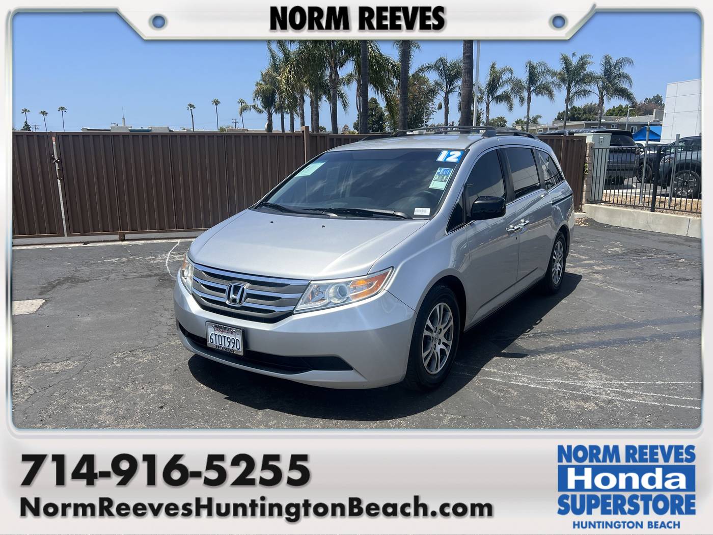 2012 Honda Odyssey EX — Minivan — 71,182 mi — Huntington Beach, CA
