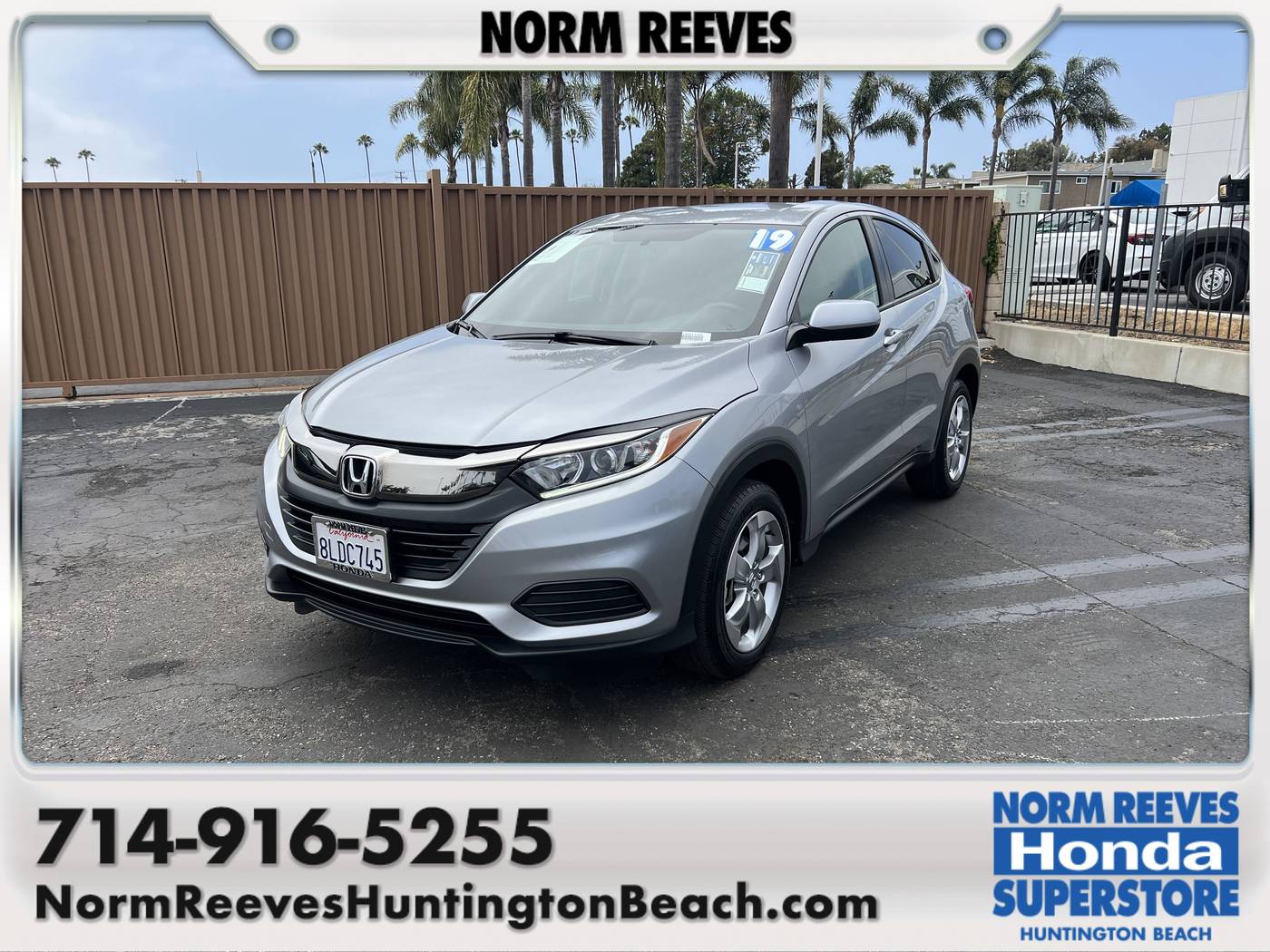 2019 Honda HR-V LX — SUV — 14,806 mi — Huntington Beach, CA
