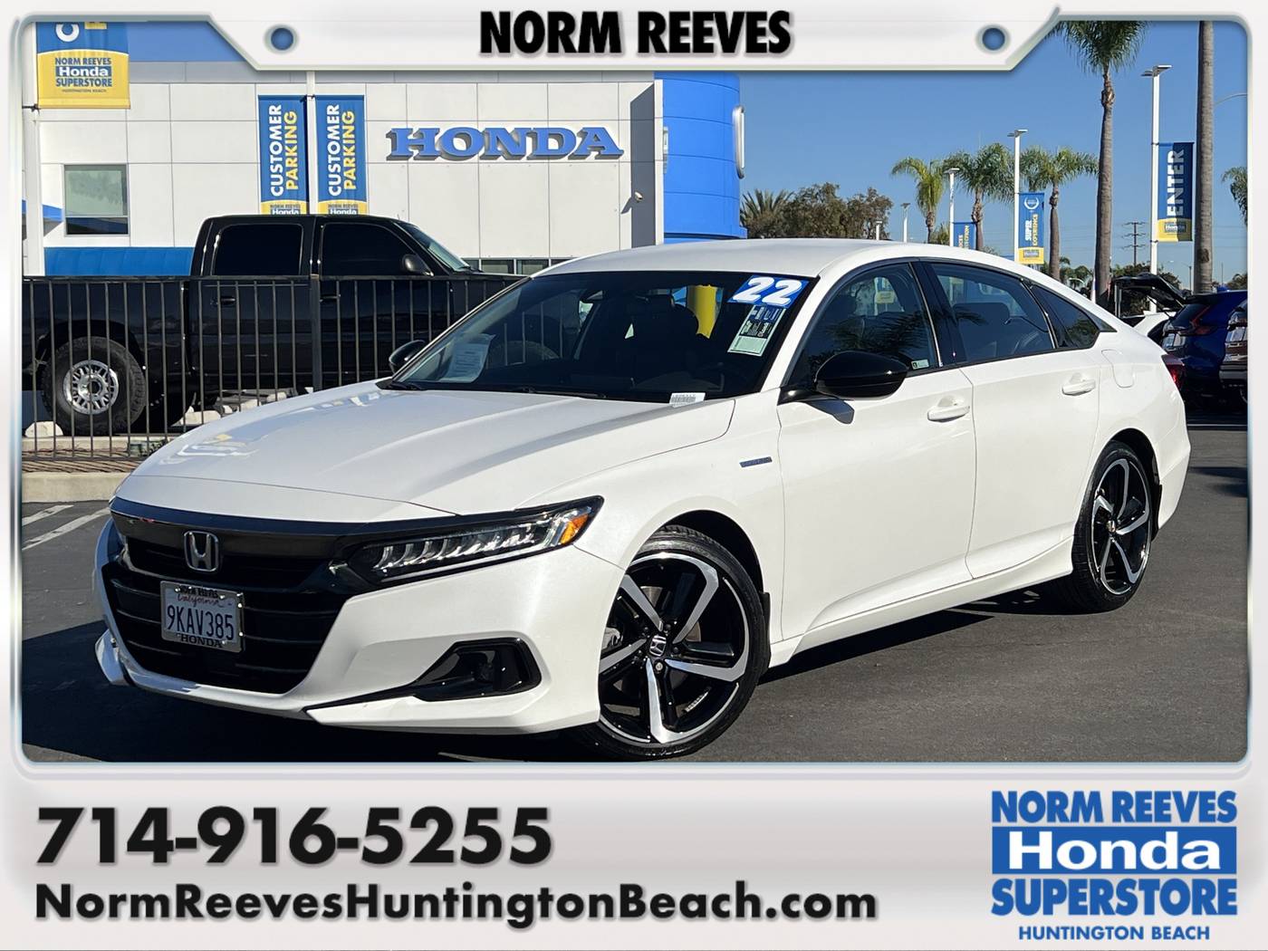 2022 Honda Accord Hybrid Sport — Sedan — 31,742 mi — Huntington Beach, CA