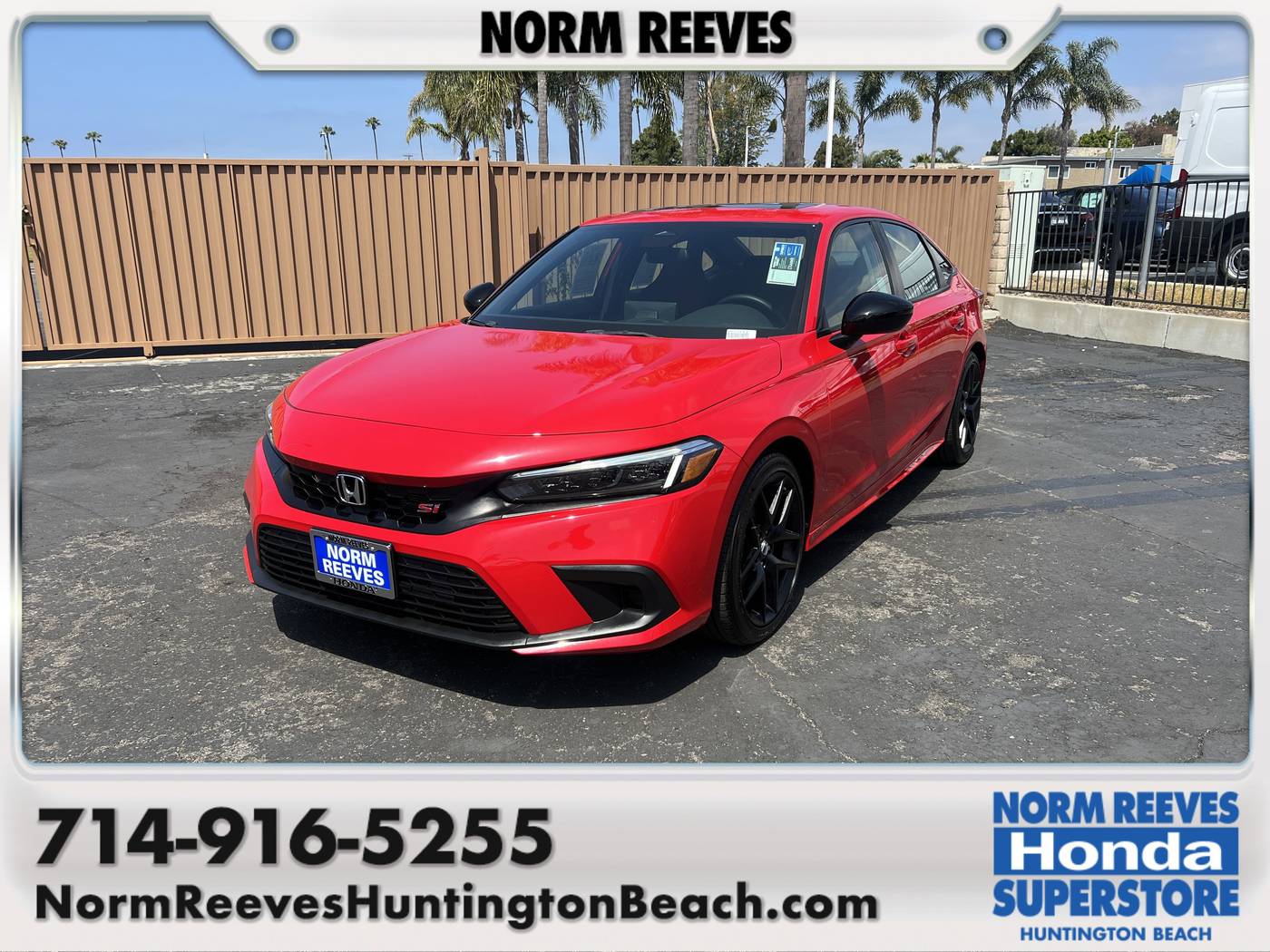 2023 Honda Civic Si — Sedan — 169 mi — Huntington Beach, CA