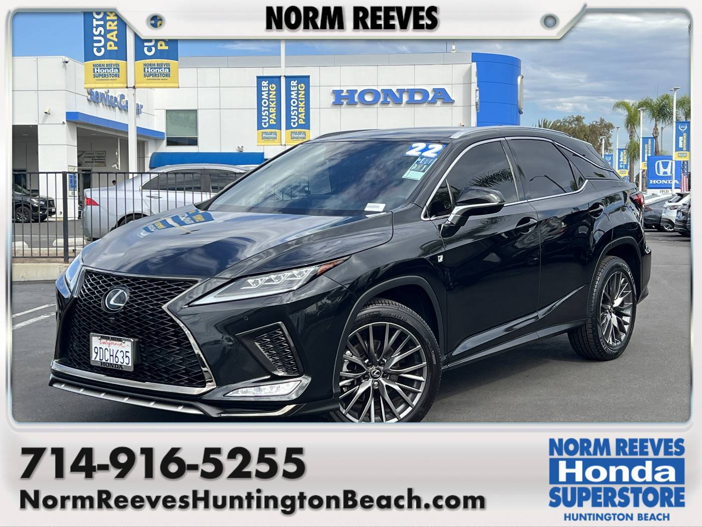 2022 Lexus RX RX 350 F Sport — SUV — 49,516 mi — Huntington Beach, CA