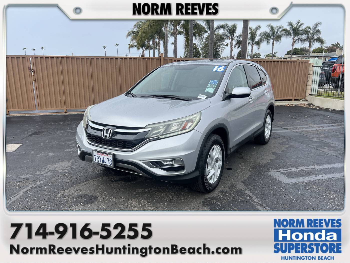2016 Honda CR-V EX — SUV — 82,793 mi — Huntington Beach, CA