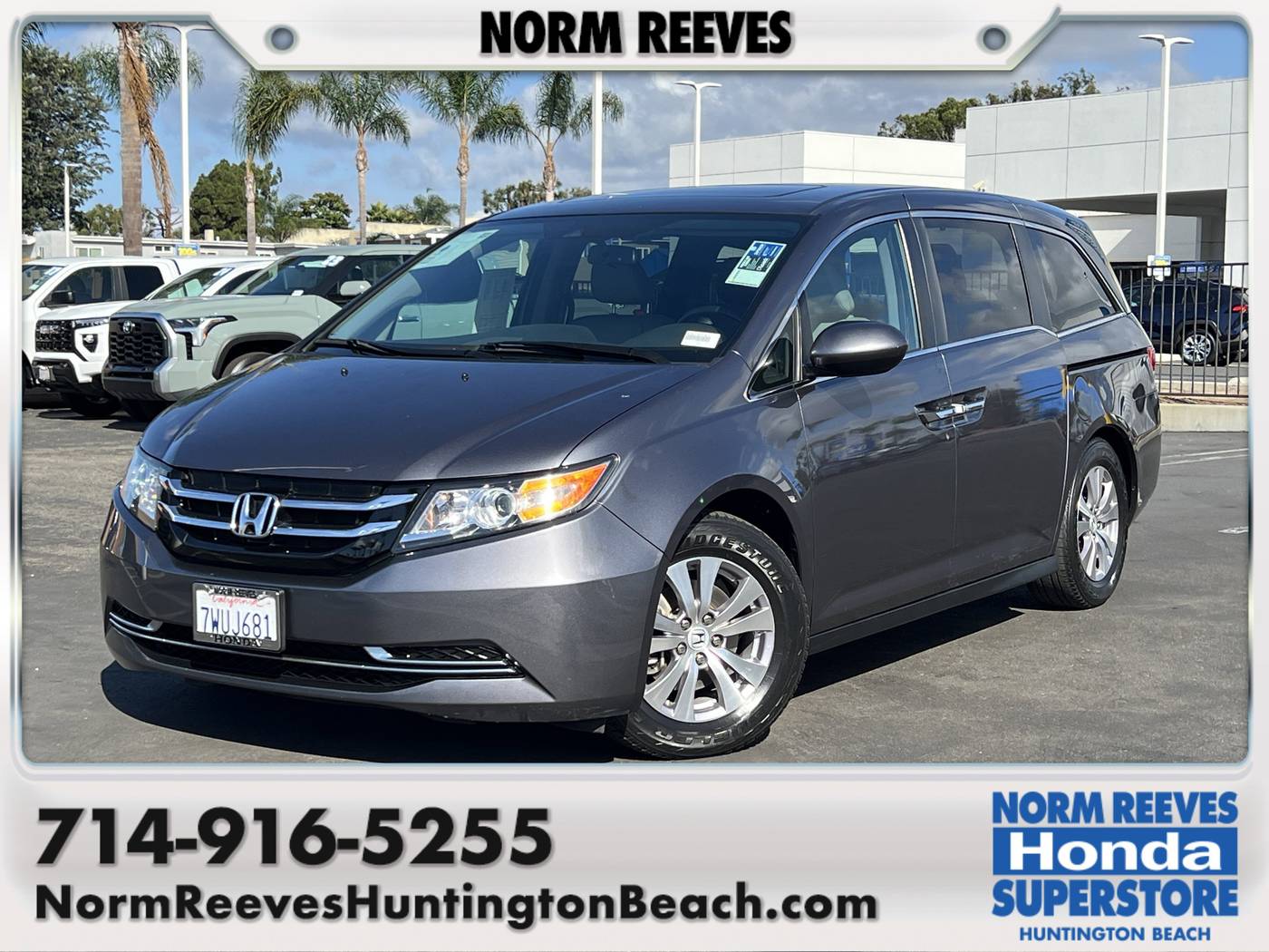 2014 Honda Odyssey EX-L — Minivan — 115,825 mi — Huntington Beach, CA