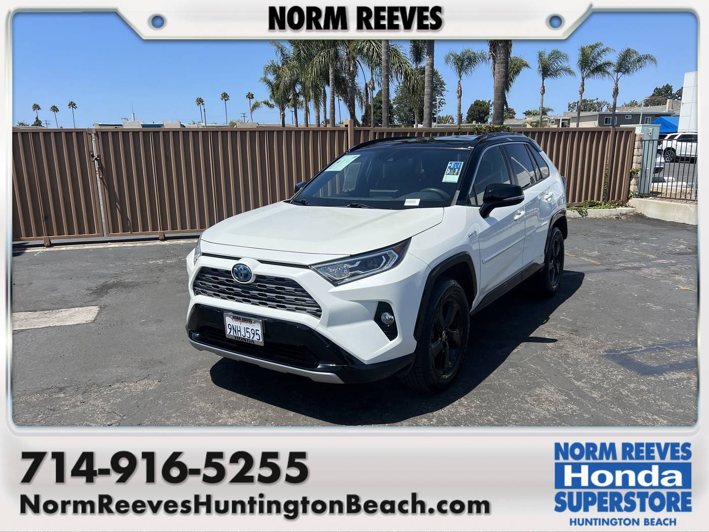 2020 Toyota RAV4 Hybrid XSE — SUV — 34,537 mi — Huntington Beach, CA