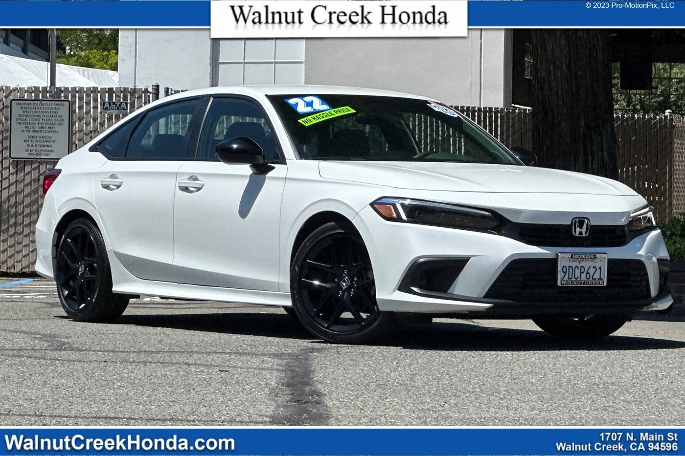 2022 Honda Civic Sport — Sedan — 20,635 mi — WALNUT CREEK, CA
