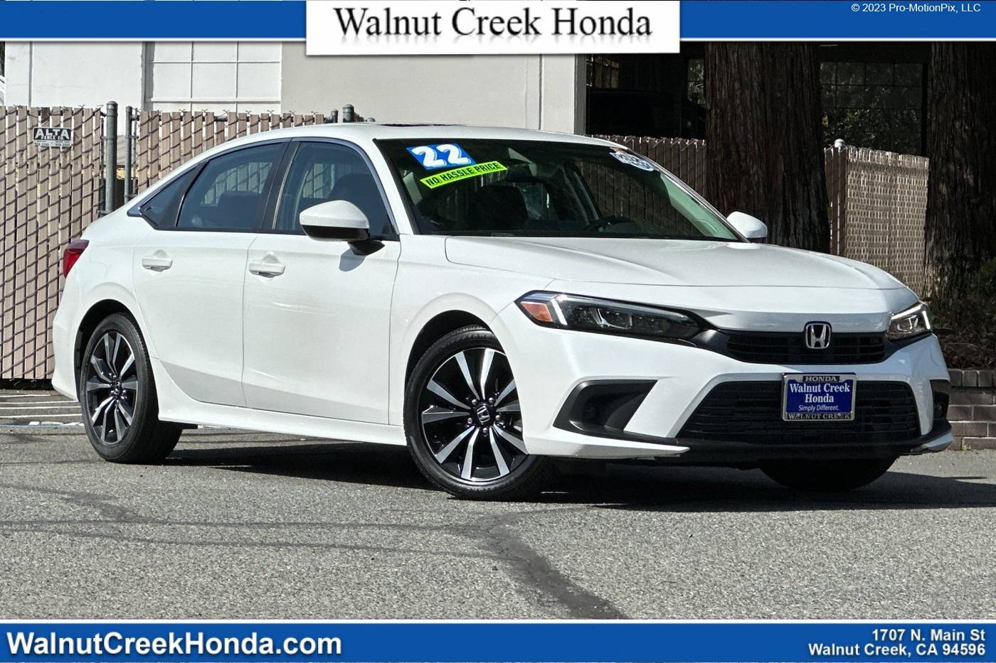 2022 Honda Civic EX — Sedan — 16,995 mi — WALNUT CREEK, CA