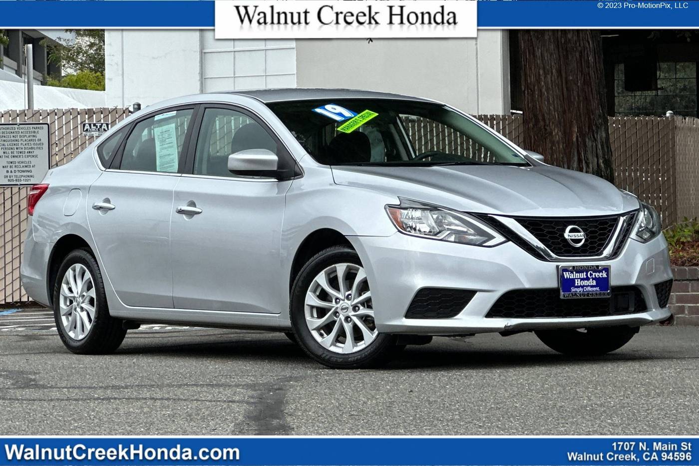 2019 Nissan Sentra SV — Sedan — 96,765 mi — WALNUT CREEK, CA
