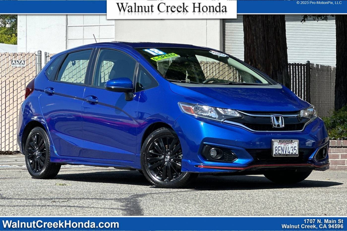 2018 Honda Fit Sport — Hatchback — 115,938 mi — WALNUT CREEK, CA