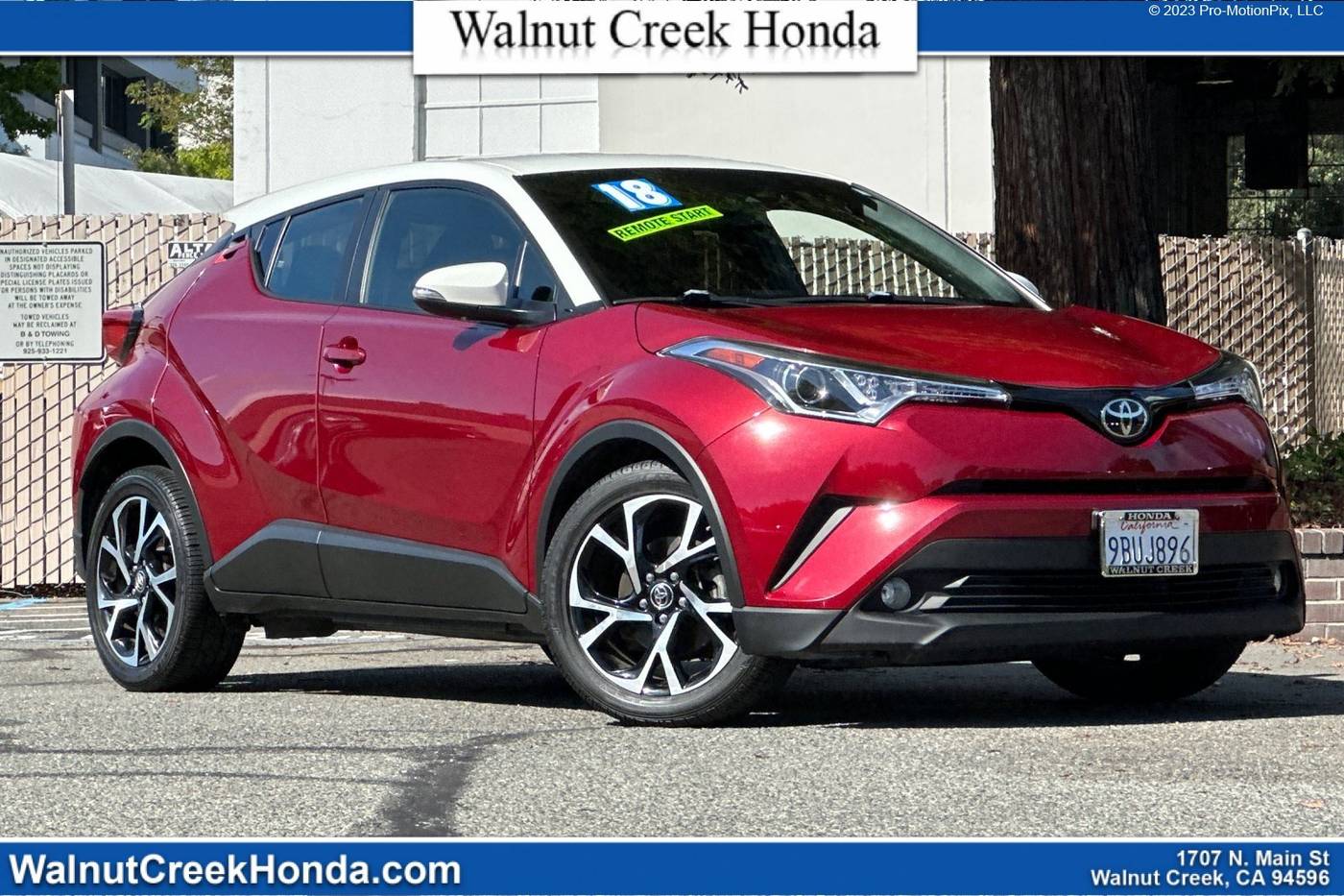 2018 Toyota C-HR XLE — SUV — 64,243 mi — WALNUT CREEK, CA