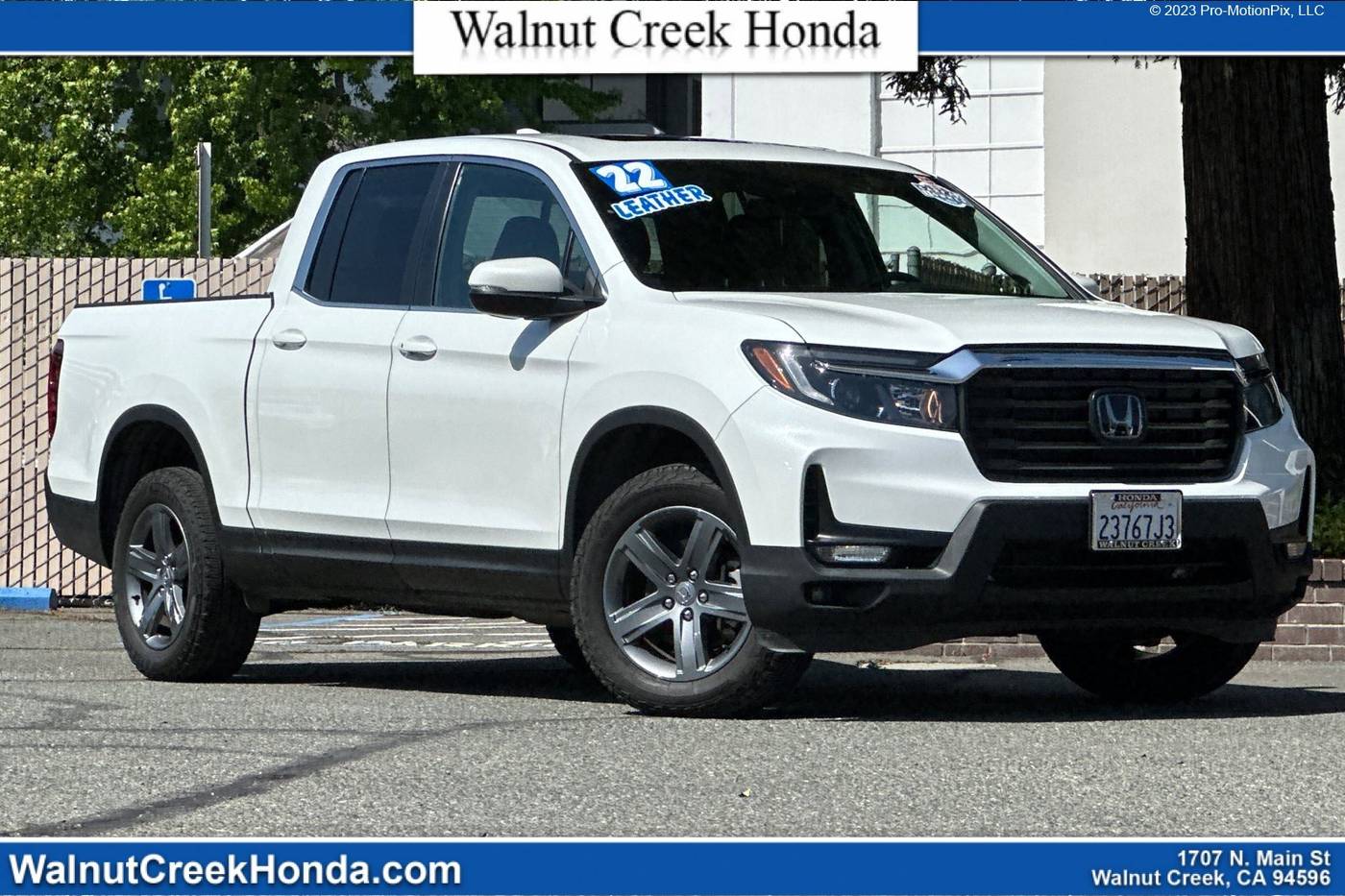2022 Honda Ridgeline RTL — Pickup Truck — 22,157 mi — WALNUT CREEK, CA
