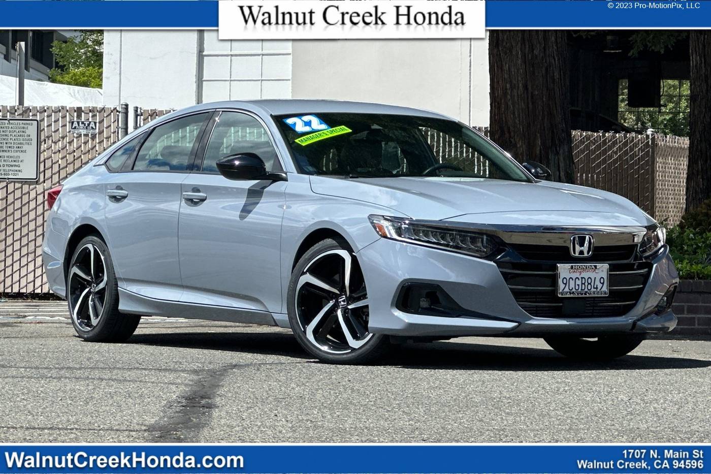 2022 Honda Accord Sport — Sedan — 30,097 mi — WALNUT CREEK, CA