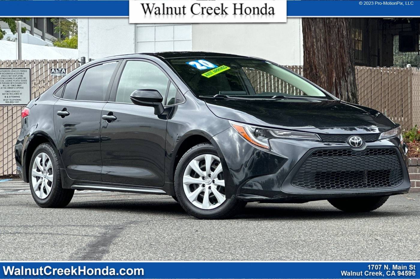 2020 Toyota Corolla LE — Sedan — 69,062 mi — WALNUT CREEK, CA