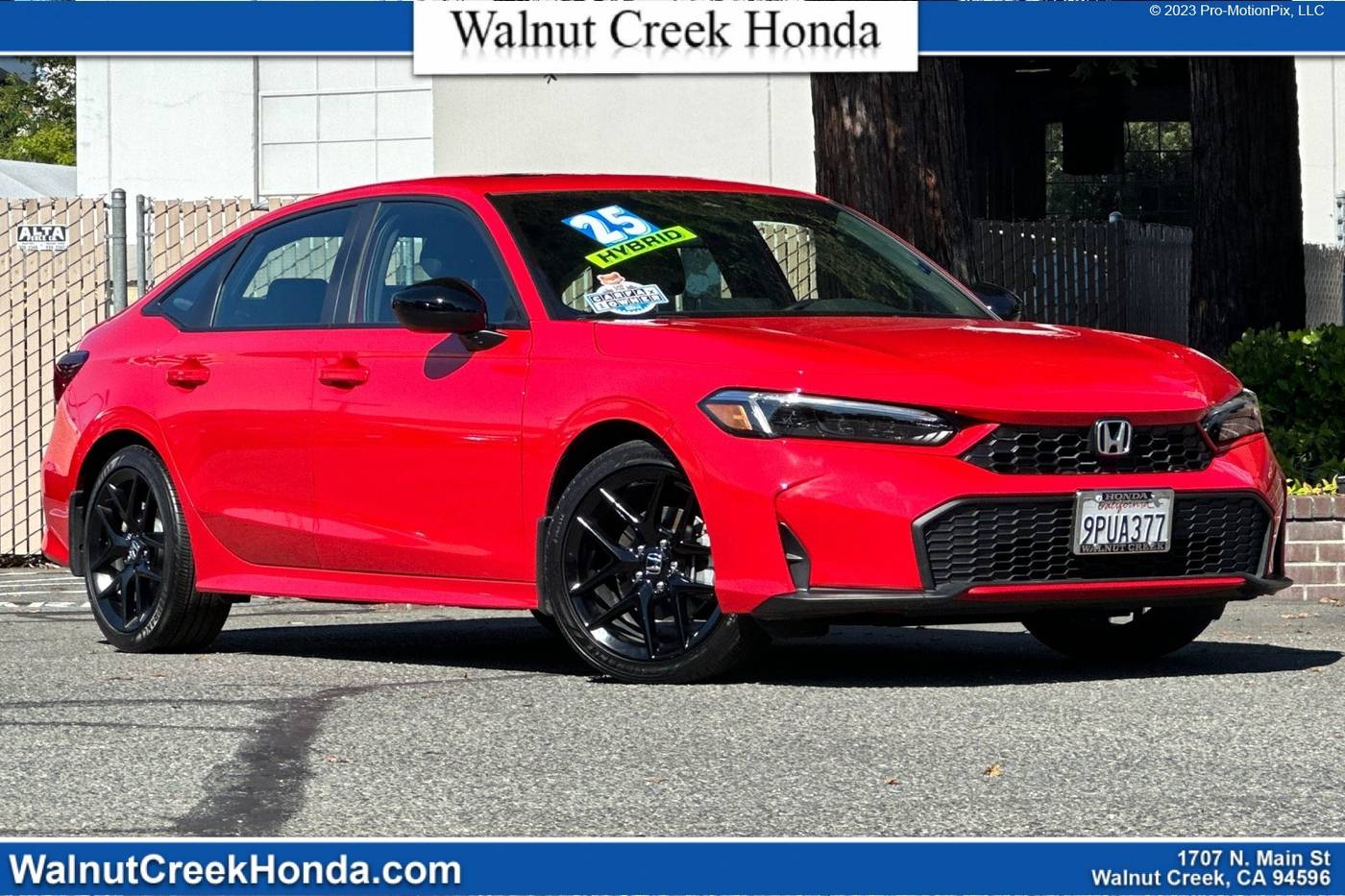 2025 Honda Civic Hybrid Sport — Sedan — 21,287 mi — WALNUT CREEK, CA