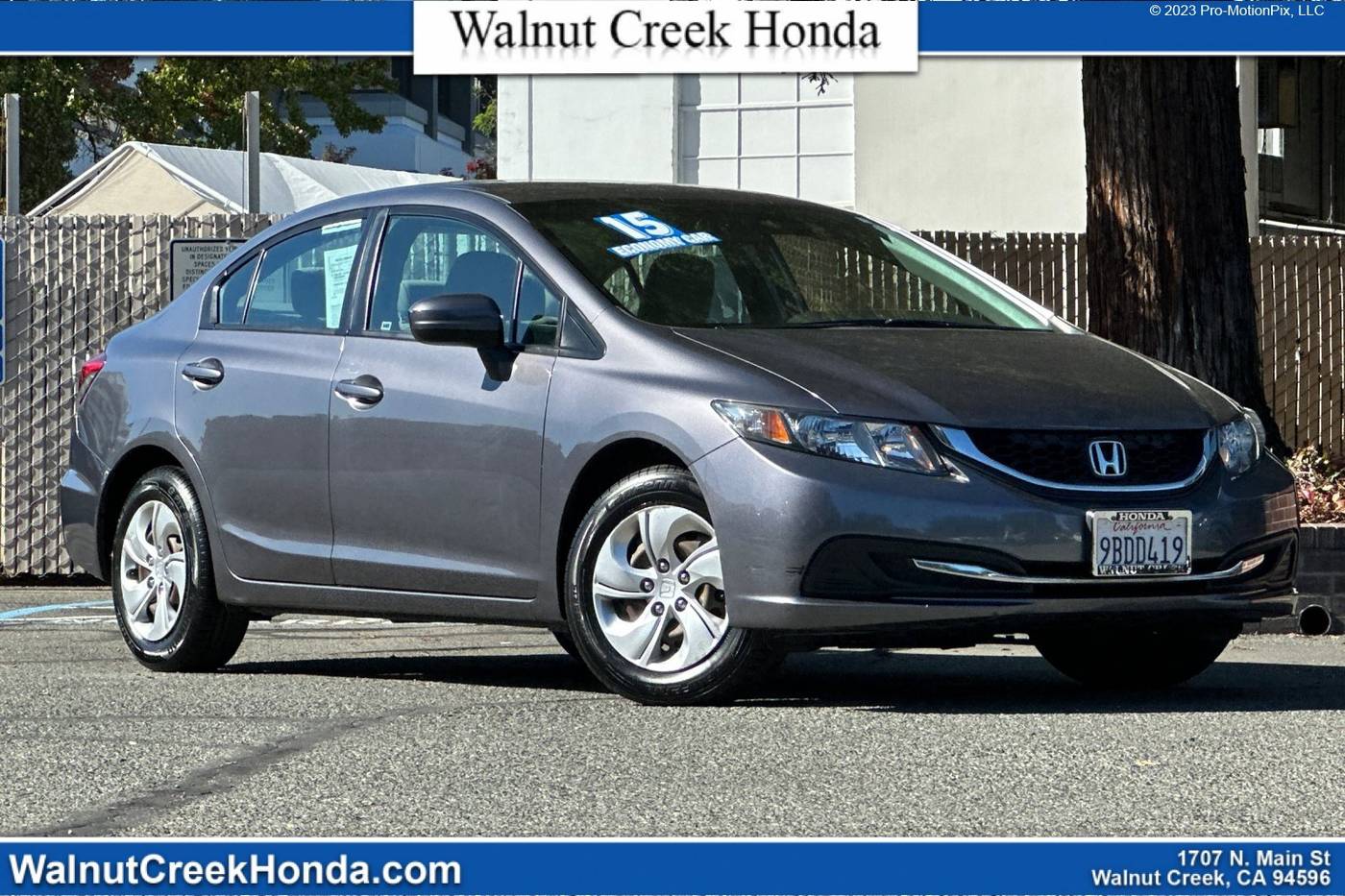 2015 Honda Civic LX — Sedan — 71,104 mi — WALNUT CREEK, CA