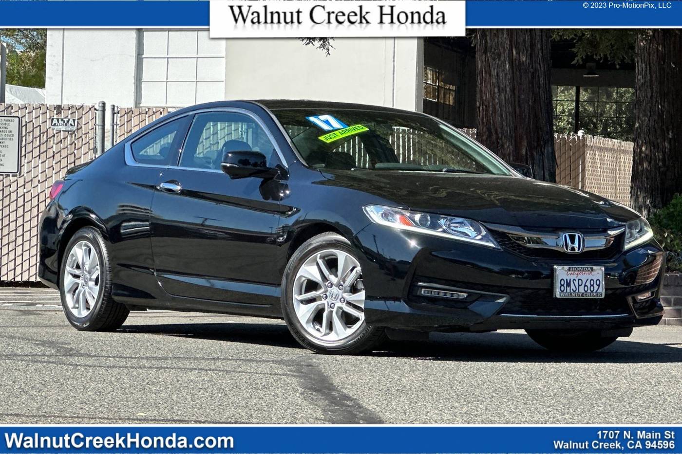 2017 Honda Accord EX-L — Coupe — 33,940 mi — WALNUT CREEK, CA