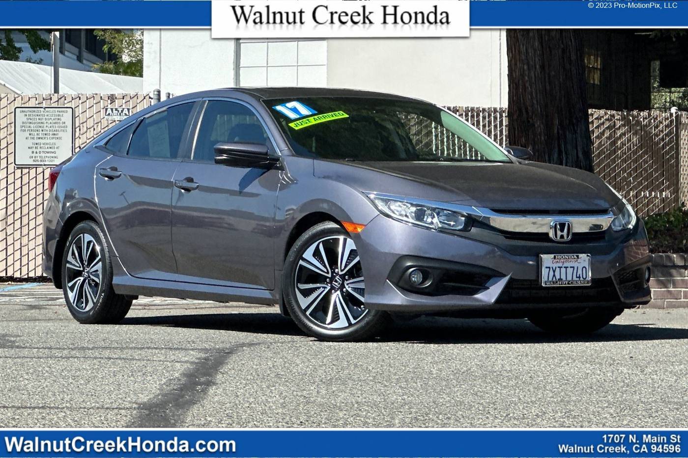 2017 Honda Civic EX-T — Sedan — 59,525 mi — WALNUT CREEK, CA