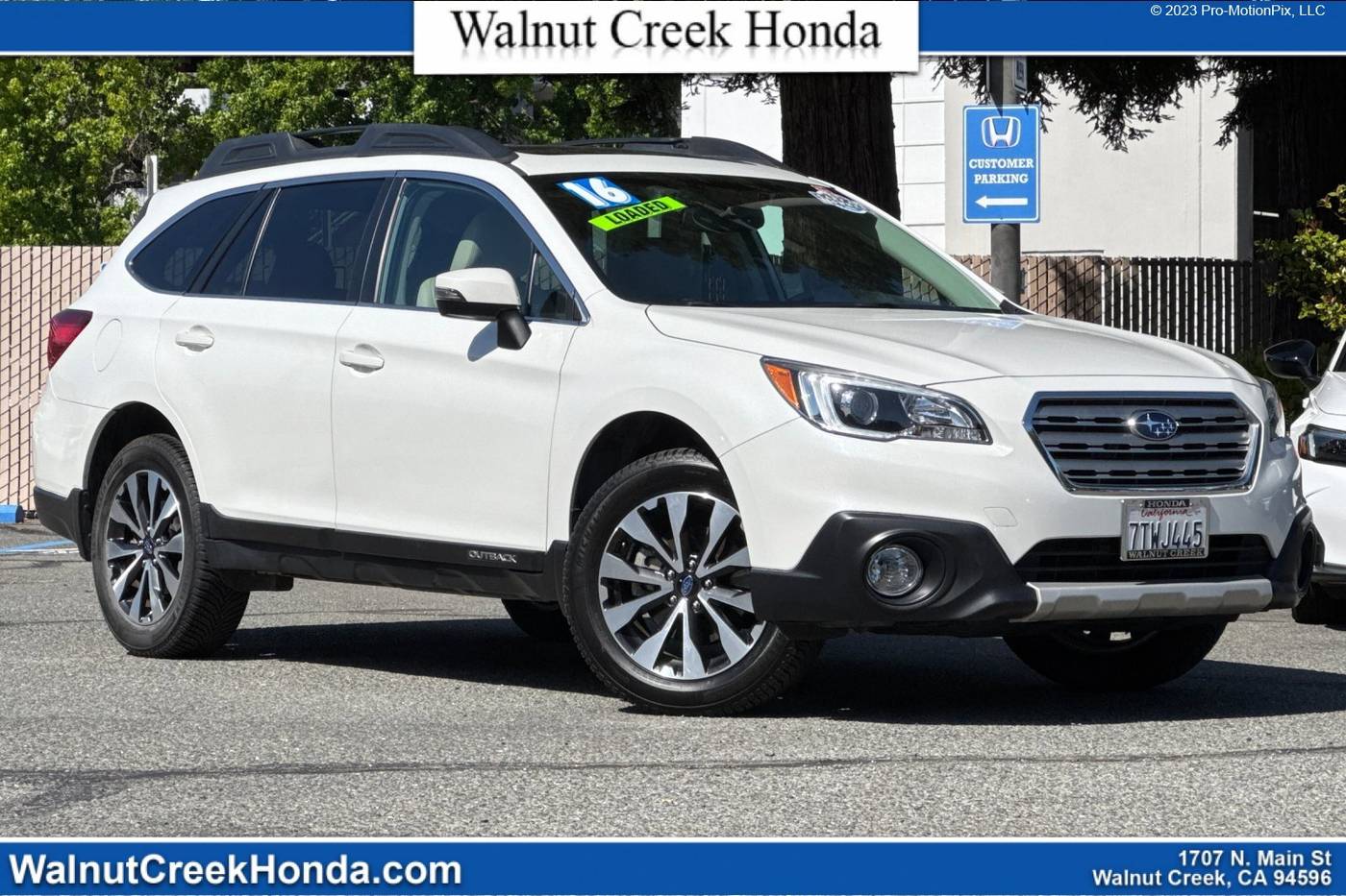 2016 Subaru Outback 2.5i Limited — SUV — 57,194 mi — WALNUT CREEK, CA