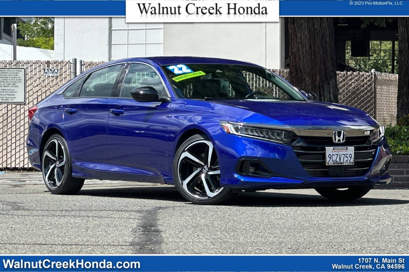 2022 Honda Accord Sport — Sedan — 27,703 mi — WALNUT CREEK, CA