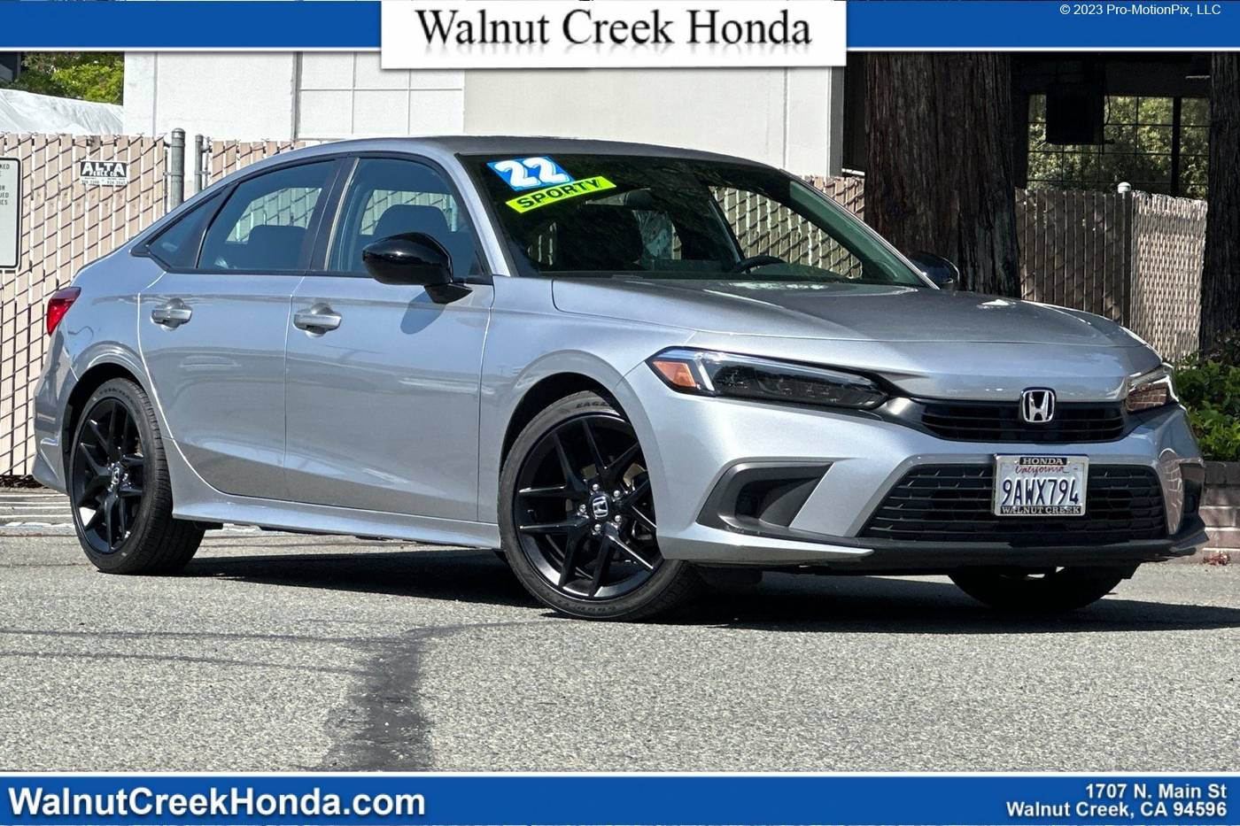 2022 Honda Civic Sport — Sedan — 35,764 mi — WALNUT CREEK, CA