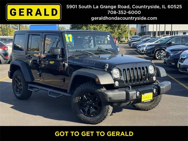 2017 Jeep Wrangler Willys Wheeler — SUV — 93,223 mi — Countryside, IL