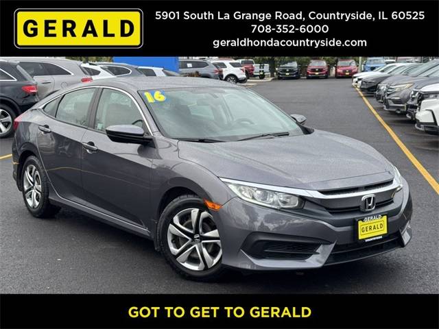 2016 Honda Civic LX — Sedan — 122,753 mi — Countryside, IL