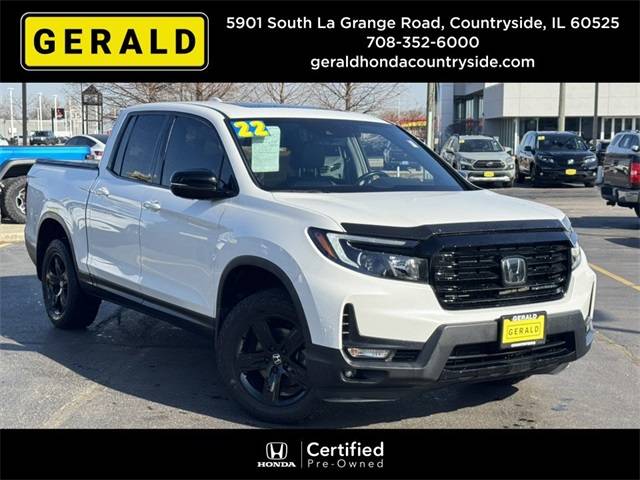 2022 Honda Ridgeline Black Edition — Pickup Truck — 47,140 mi — Countryside, IL