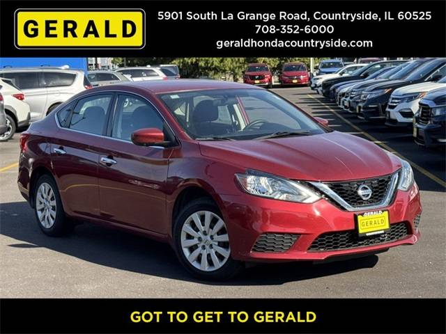 2017 Nissan Sentra SV — Sedan — 58,292 mi — Countryside, IL