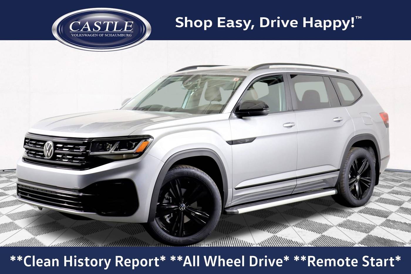 2023 Volkswagen Atlas SEL R-Line Black — SUV — 36,611 mi — Schaumburg, IL
