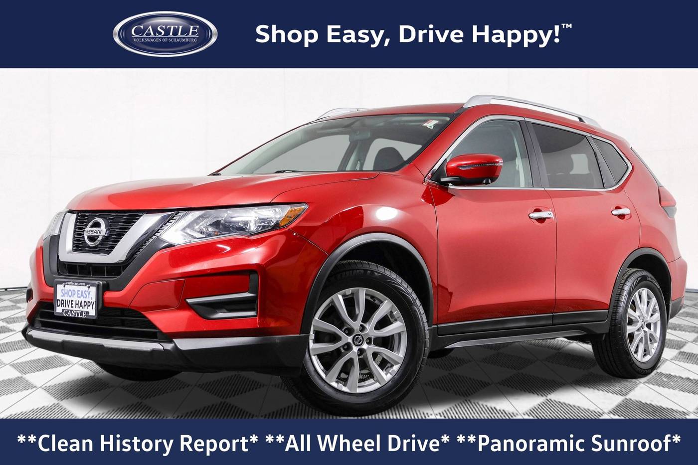 2017 Nissan Rogue SV — SUV — 128,670 mi — Schaumburg, IL