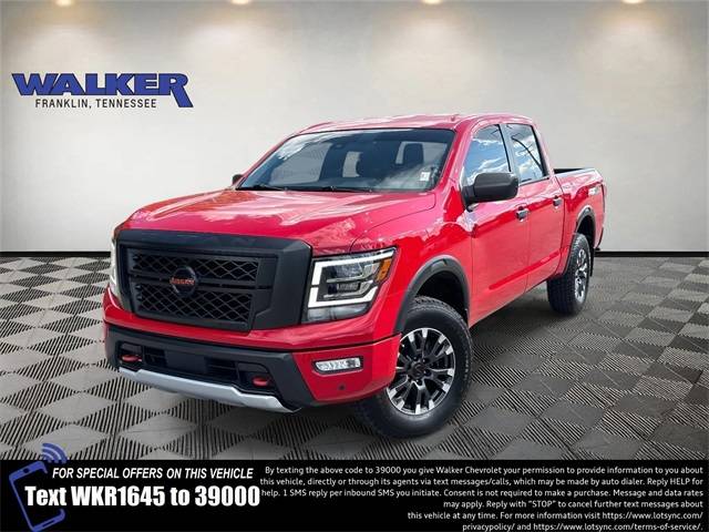 2022 Nissan Titan PRO-4X — Pickup Truck — 75,123 mi — Franklin, TN