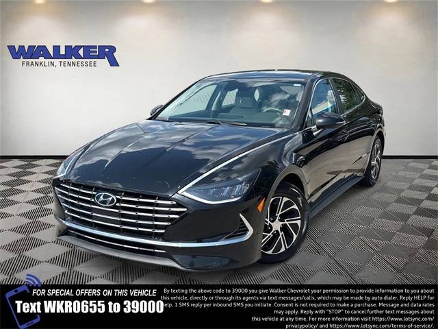 2021 Hyundai Sonata Hybrid Blue — Sedan — 75,759 mi — Franklin, TN