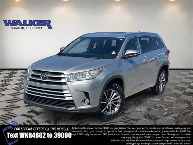 2018 Toyota Highlander XLE — SUV — 105,443 mi — Franklin, TN