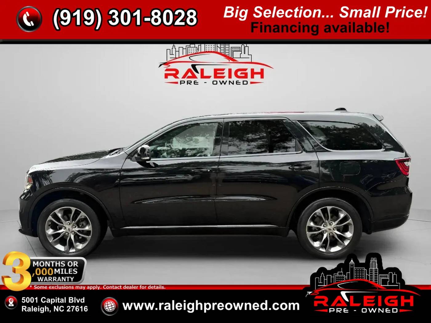 2020 Dodge Durango GT Plus — SUV — 98,351 mi — Raleigh, NC