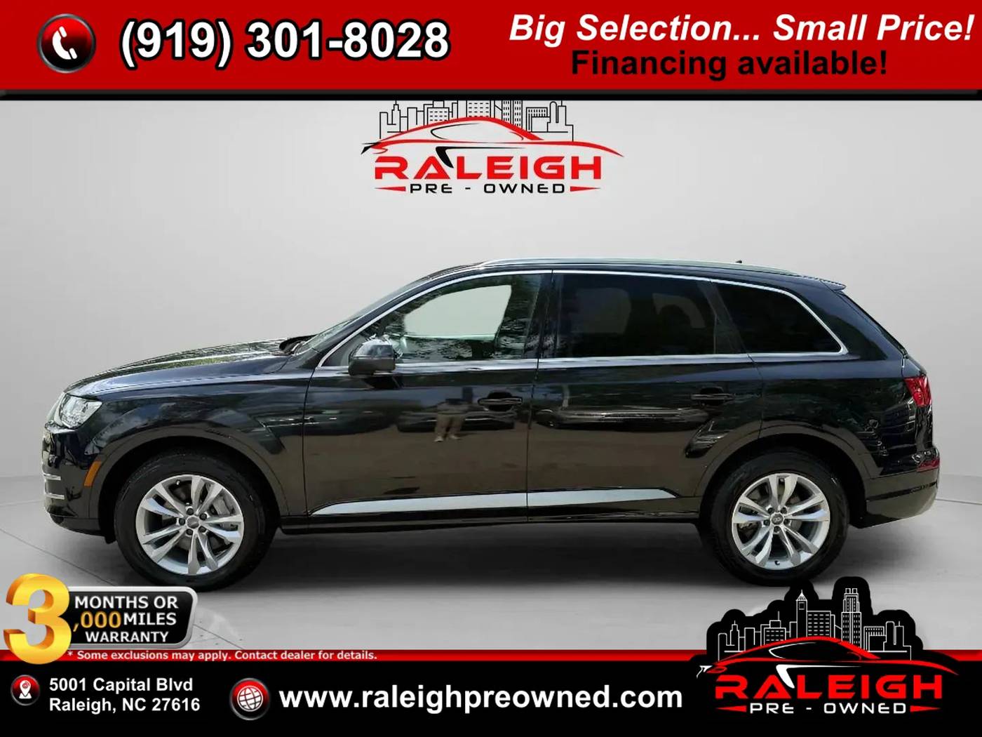 2019 Audi Q7 Premium Plus — SUV — 99,535 mi — Raleigh, NC