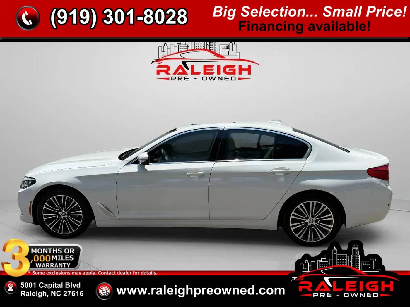 2019 BMW 5 Series 530i — Sedan — 89,929 mi — Raleigh, NC