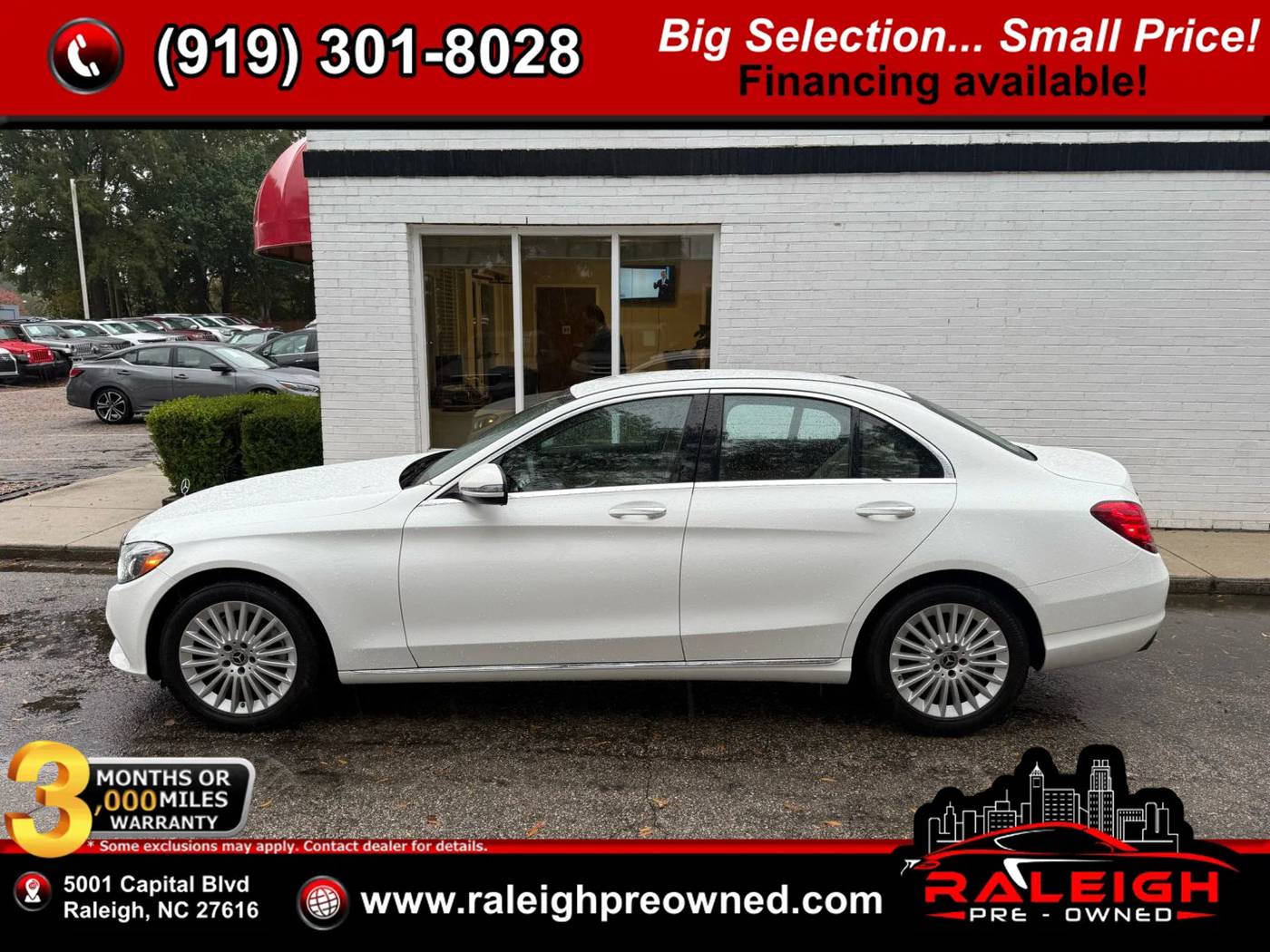 2017 Mercedes-Benz C-Class C 300 — Sedan — 90,589 mi — Raleigh, NC